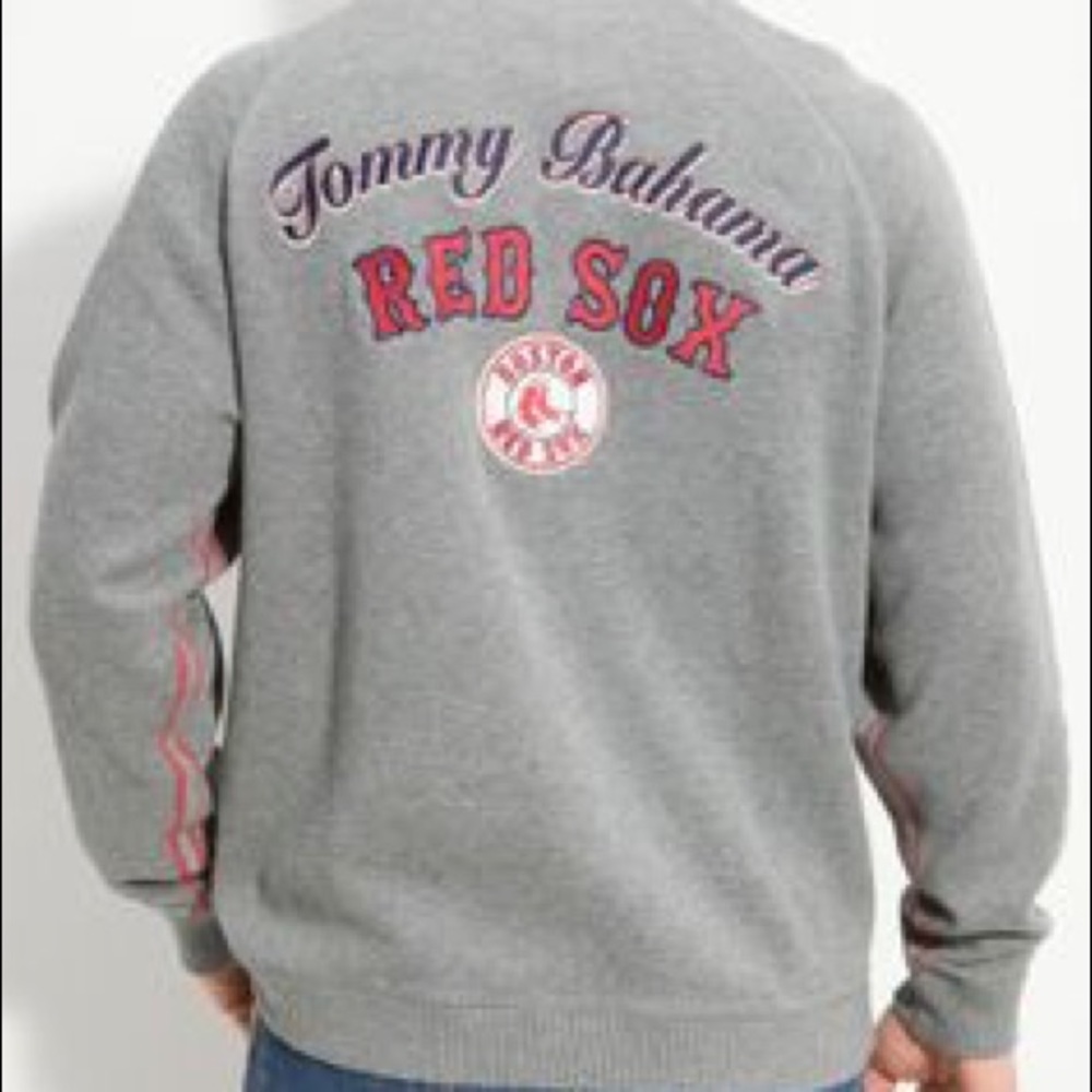 ⚾️ Vintage Tommy Bahama Red Sox MLB 1/4 Zip sz M